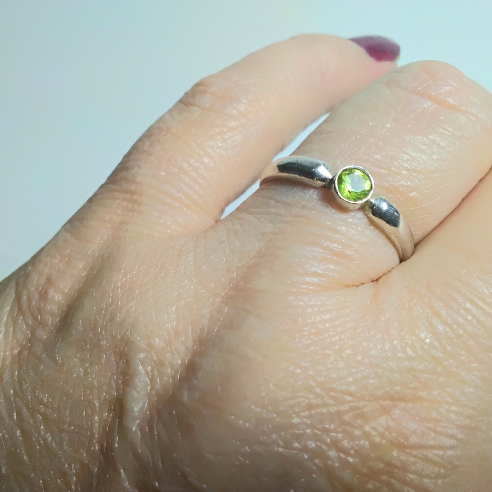 925 Silver Stackable Multi Stone Rings Sz 9-1/2 - image 5